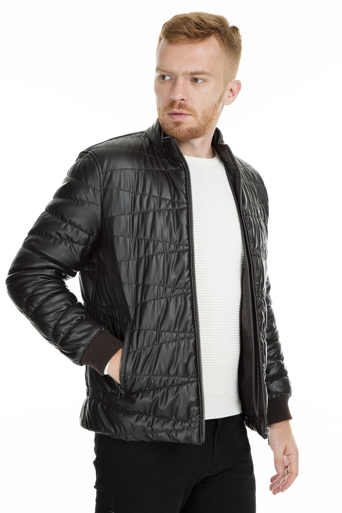 U.S. Polo куртка из искусственной кожи мужская кожаная куртка G081SZ035P01 P8012