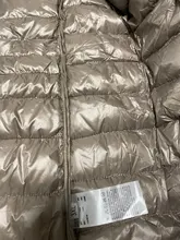 Chaqueta larga con capucha para mujer, abrigo ultraligero de plumón de pato blanco para otoño e invierno, Parkas portátiles, color liso, 7XL