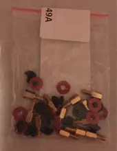 Silver Riser Screws Computer Golden 10pcs Red Washers 6-32-M3 High-Quality