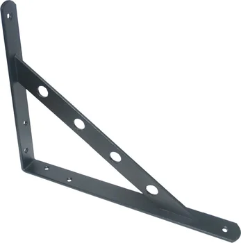 

Set of 2 brackets reinforced 250*200 black