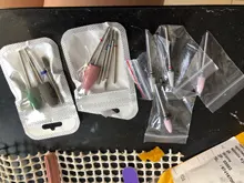 Fresas de diamante para manicura, brocas giratorias, accesorios para pedicura, boquillas, pulidora