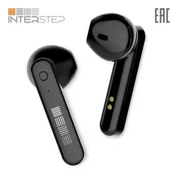 

TWS Беспроводные наушники INTERSTEP SBH-550 TWIN BUDS, чёрные