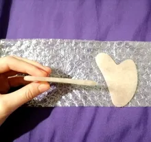 Tablero de Jade Guasha de cuarzo rosa, rascador de piedra Natural, herramientas para terapia de presión corporal, cara, cuello y espalda