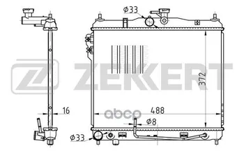 

Radiator OHL. DV. Hyundai Getz 02-zekkert art. mk-1173