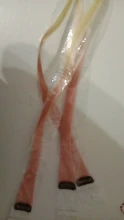 Allaosify-extensiones de cabello sintético liso para mujer, 22 pulgadas, hebras de pelo de colores con 1 Clip en una pieza, pelucas largas