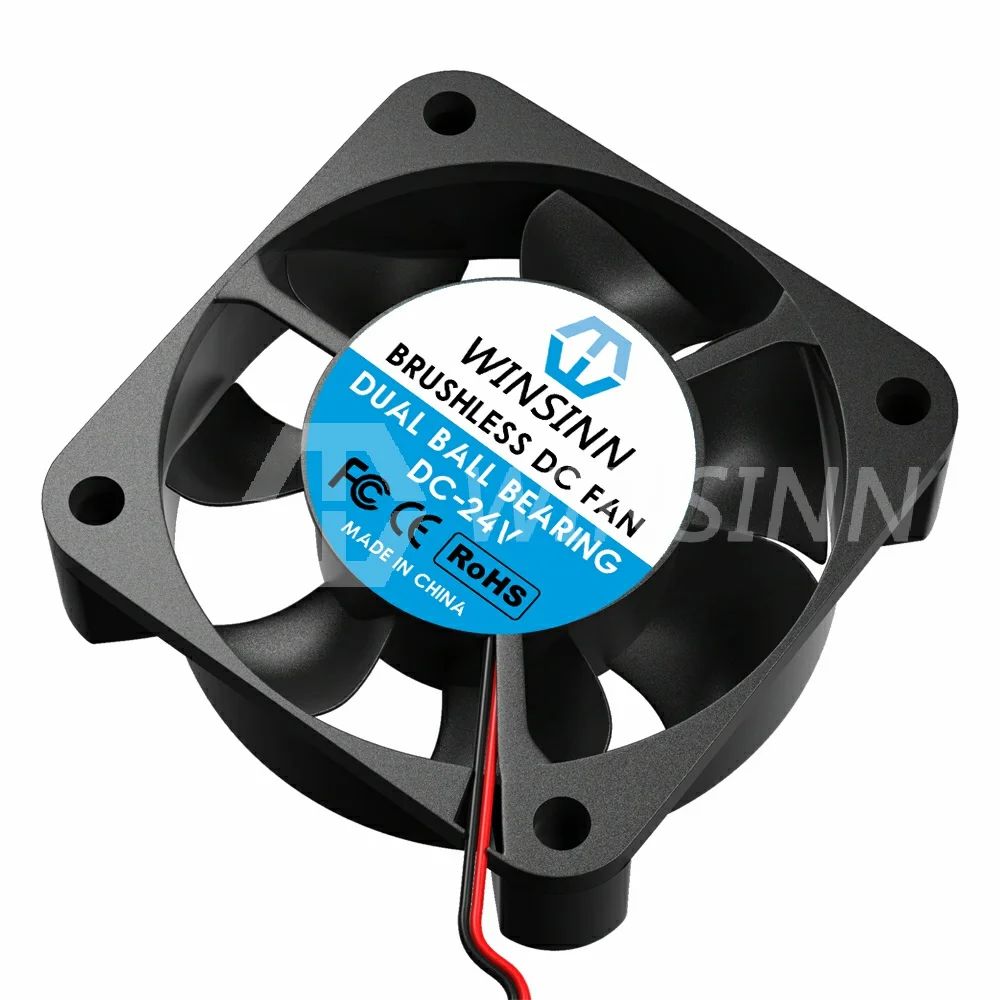 Winsinn-ventilador Hidráulico e Duplo do Rolamento de Esferas Refrigeração sem Escova 40x10 mm 2pin dc 5v 12v 24v 4010 Pack - Imagem 5