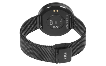 Умные часы KREZ TANGO B/0.66" OLED монохром/пульсометр/давление/активность/сон/мультиспорт/будильник/шагомер/уведомления/IP68