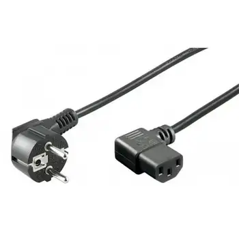 

Cable de alimentacion CPU CEE7/M-C13/H acodado 5 M Negro