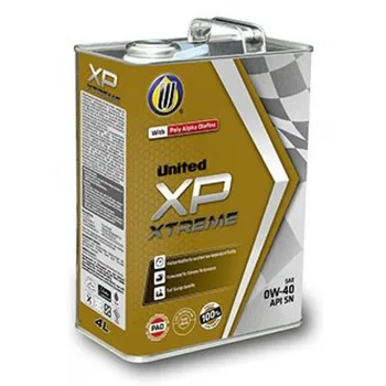 

Engine oil UNITED GX RACING 5W-40 (4l)