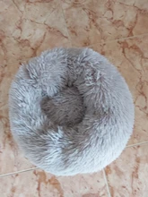 Cama de perro caliente de lana ronda perro perrera casa larga felpa invierno mascotas camas para perros medianos grandes perros gatos cojín del sofá suave esteras