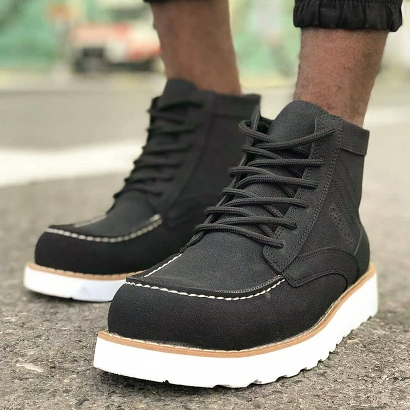 Minea Boots for Men Boot Men's Winter Shoes Fashion Snow Plus Size Sneakers Ankle Footwear Basic 2020 For Zapatos Hombre Chekich CH047 |