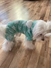 Pijamas de perros para otoño e invierno, Mono para perros pequeños, jerseys Shih Tzu Yorkshire, ropa de lana suave para cachorros y gatos