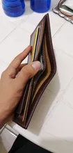 Purse Clutch Leather Wallet Credit-Card-Holder Billfold Letter Male Mini Mens Fashion