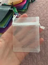 Bolsas de organza de decoración, embalaje para joyería, regalo o fiesta de boda, 7x9, 9x12, 10x15, 13x18CM, 24 colores, 50 unidades