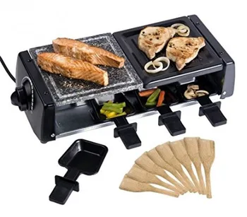 

38708 double Grill with grill and made of stone non-stick