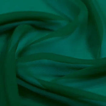 

100% pure silk georgette 8mm 114cm 45"width deep green color mulberry silk fabric for dress, shirt NO.61