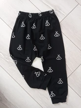 Pantalones de algodón con estampado para bebés, pantalones deportivos para bebés, bombachos, para niña recién nacida