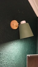 Wall-Lights Bedside Wooden Bedroom Nordic-Macaroon Modern Ce E27 for 6-Color Steering-Head