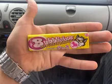 Bubblicious-chicle mezclado con sabor a frutas, Sugared, 38 gr, envío gratis