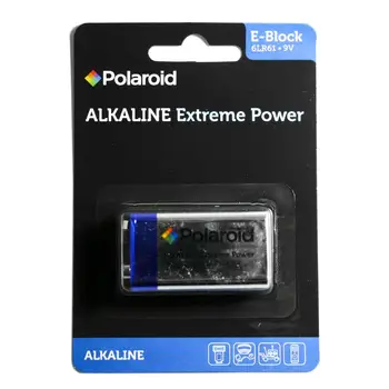 

Batteries ALKALINA TRANSISTOR 9V POLAROID 6LR 61 711-813424 Blister pack 1 PCs. 4250175813424 POLAROID3.17