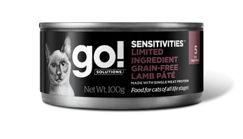 

GO! Lamb tin for cats with sensitive digestion 0,1 kg x 24 PCs