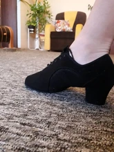 Dance-Shoes Salsa Ballroom Teachers Latin Jazz Tango Training Black Adult Women Modern