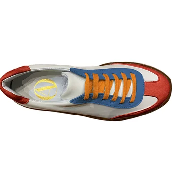 

Top Selling High Quality Fashion Breathable Red White Blue Light Weight Comfortable Casual Women Men Sneakers Walking Shoes