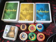 Splendor-Juego de mesa en inglés y español para fiesta en casa, entretenimiento, para niños y adultos, inversión, entrenamiento juego de cartas