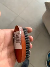 8cm jabalí Natural cepillo barba cerdas para hombres bambú masaje que funciona maravillas a peine de barba y bigote envío de la gota