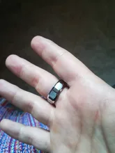 MeMolissa hombre anillo bombero de acero inoxidable delgada azul anillo de línea de calidad superior rojo anillo de línea anillos drop shipping