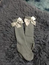 Calcetines antideslizantes de princesa para bebé y niña, medias de lazo de Navidad hasta la rodilla, para primavera y verano