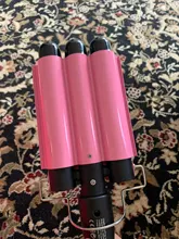 Rizador de pelo profesional de cerámica, rizador de pelo de Triple barril, herramientas de estilismo