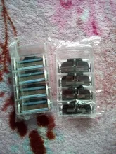 8 unids/pack de los hombres de la maquinilla de afeitar de seguridad cuchillas cuidado facial cuchillas de afeitar Manual de Cassette para gillettee mache 3