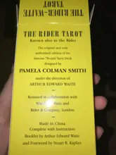 Cartas de tarot rider para adivinación, uso personal, cubierta de tarot, versión completa en inglés, gran oferta