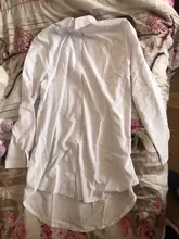 Blusas informal de manga larga para otoño camisa blanca mujer de talla grande para Estilo Vintage rosa 2020