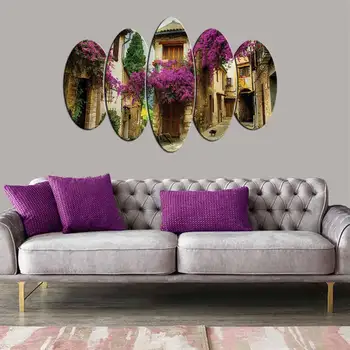 

Flowering Streets 5 Piece Mdf Table