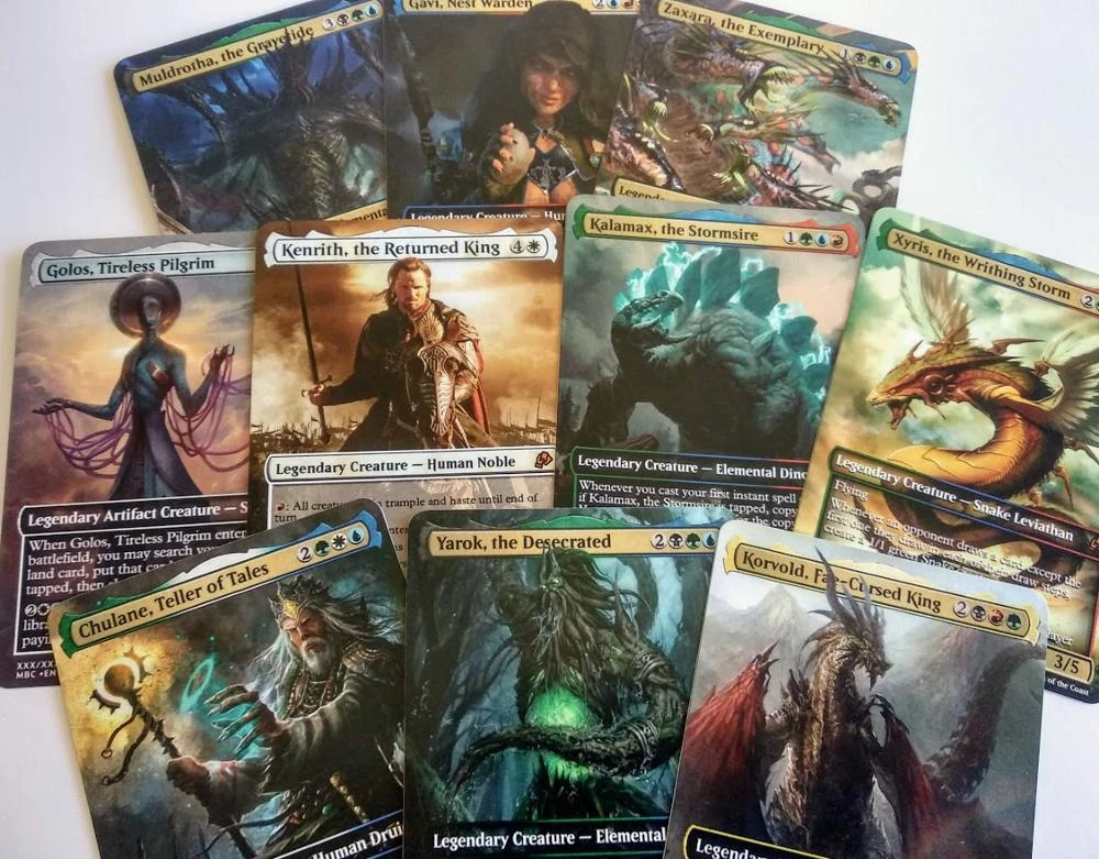 10 X Commander Legends Edh Full Art Altered Mtg Magic Magic Alter Art Altered Cards Tcg Games Commander Edh Cube Toys Card Games Aliexpress