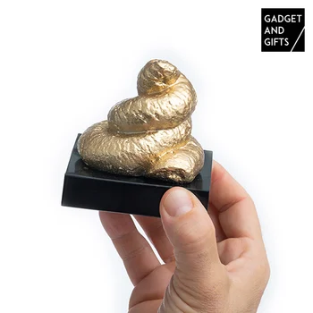 

Gadget and Gifts Golden Poo Trophy
