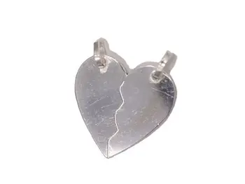 

Love pendant in sterling silver heart small party.