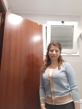 Cárdigan de punto para mujer, suéter de manga larga con cuello de pico de Color contrastante, cárdigan de moda, prendas de vestir