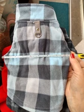 Vest Clothing Costume Pet-Jacket Fleece Doggy Puppy Animal Winter Warm for Soft-Plaid