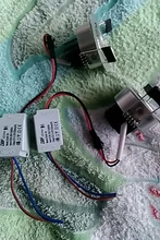 Dimmable LED Downlights Ceiling-Lamp DBF Angle Recessed 220V AC110V 9W 12W 6W COB Round