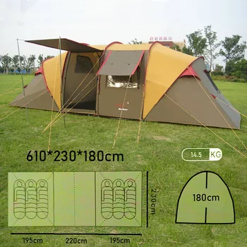 

Tent 6 local with two rooms and vestibule MIMIR X-ART-1820