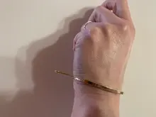 Kpop-pulsera de cadena de Color dorado para mujer, pulsera de acero inoxidable ajustable, joyería de amistad