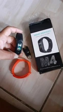 Reloj deportivo inteligente M4 para hombre y mujer, pulsera multifunción resistente al agua con control del ritmo cardíaco y de la presión sanguínea
