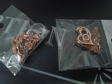 Collar con colgante de oro rosa para mujer, colgante con proyección I Love You, 100 idiomas, joyería de amor, recuerdo de boda, San Valentín