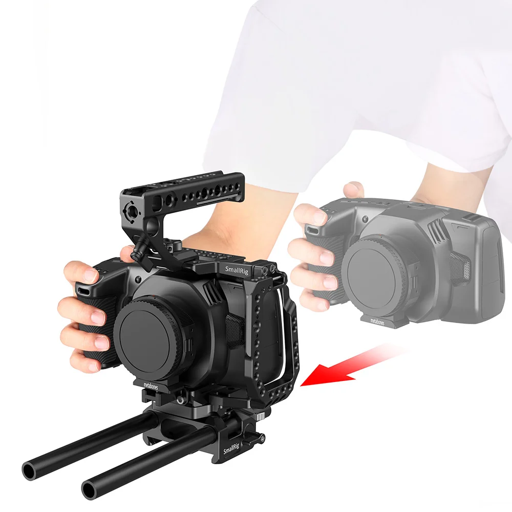 SmallRig QR Half Cage for Blackmagic Design Pocket