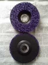 Abrasive-Disc-Belt Grinder Polishing Buffing-Wheels Diamond 125mm Black Blue 2pcs