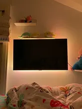 Tira de Luces LED RGB 2835, mando a distancia IR, 1m, 2m, 3m, 4m, 5m, cinta de diodos, TV, sala de estar, dormitorio, decoración de pared, Luces LED de retroiluminación