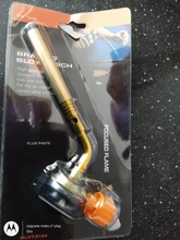 Quemador de butano para soldar, pistola de llama de Gas, lanzallamas de soldadura portátil para exteriores, acampada, barbacoa, equipo de soldadura